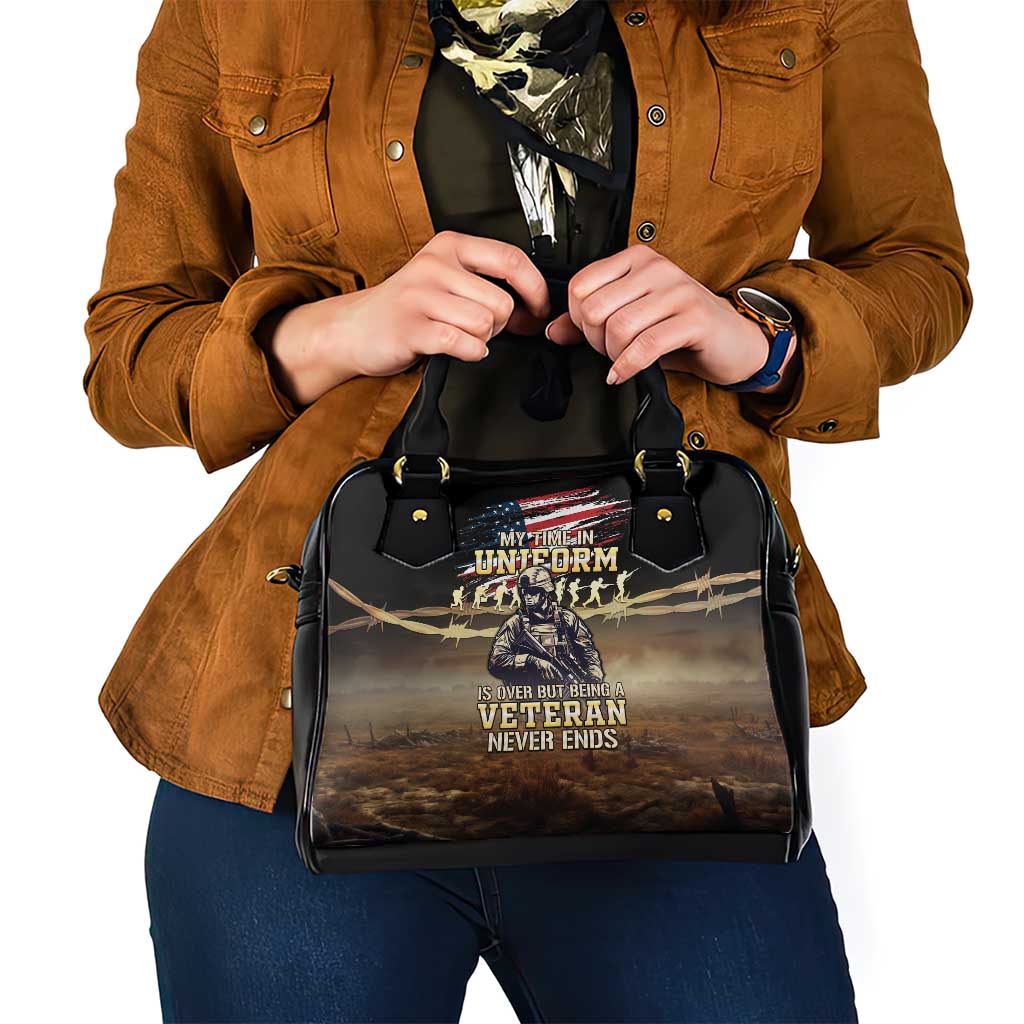 United States Veterans Day Shoulder Handbag Thank You Veterans Proud US Flag