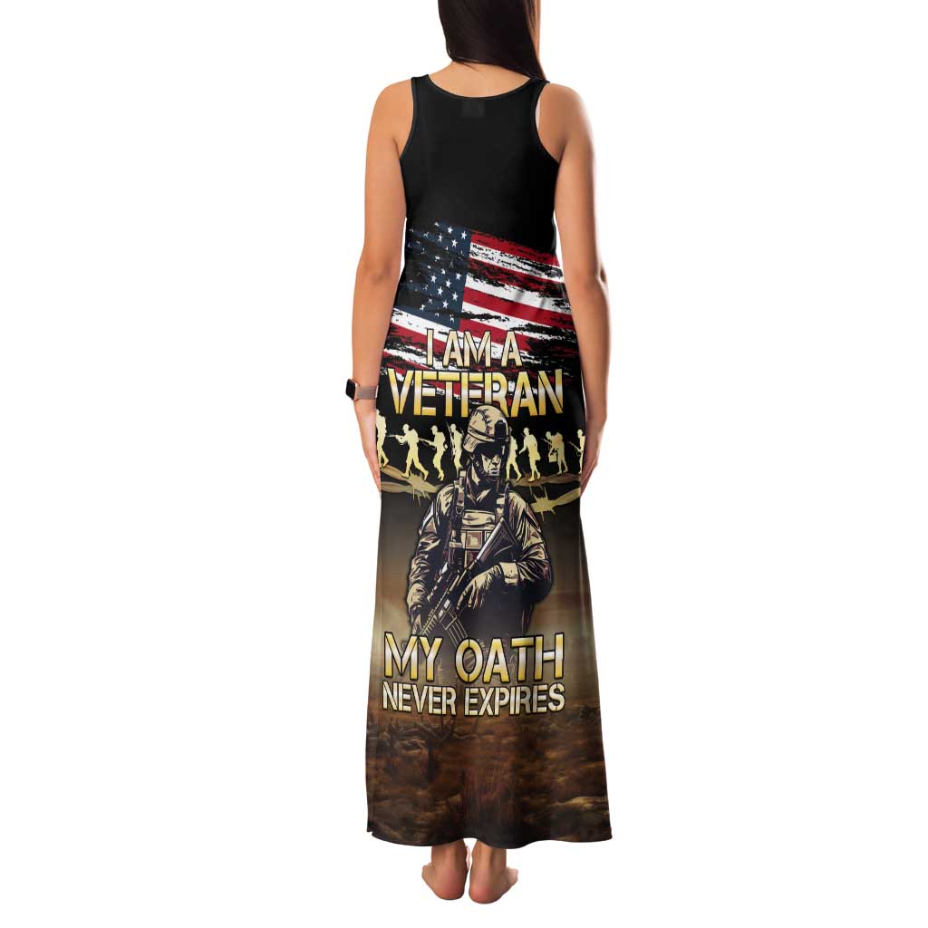 United States Veterans Day Tank Maxi Dress Thank You Veterans Proud US Flag LT05 - Wonder Print Shop