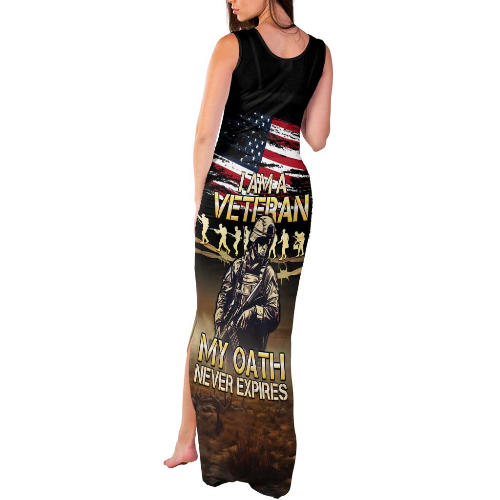 United States Veterans Day Tank Maxi Dress Thank You Veterans Proud US Flag LT05 - Wonder Print Shop