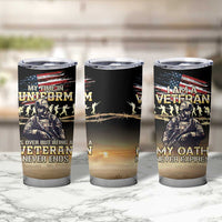 United States Veterans Day Tumbler Cup Thank You Veterans Proud US Flag LT05 - Wonder Print Shop