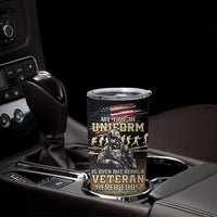 United States Veterans Day Tumbler Cup Thank You Veterans Proud US Flag LT05 - Wonder Print Shop