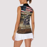 United States Veterans Day Women Sleeveless Polo Shirt Thank You Veterans Proud US Flag LT05 - Wonder Print Shop