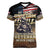 United States Veterans Day Women V-Neck T-Shirt Thank You Veterans Proud US Flag LT05 - Wonder Print Shop