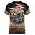United States Veterans Day Women V-Neck T-Shirt Thank You Veterans Proud US Flag LT05 - Wonder Print Shop
