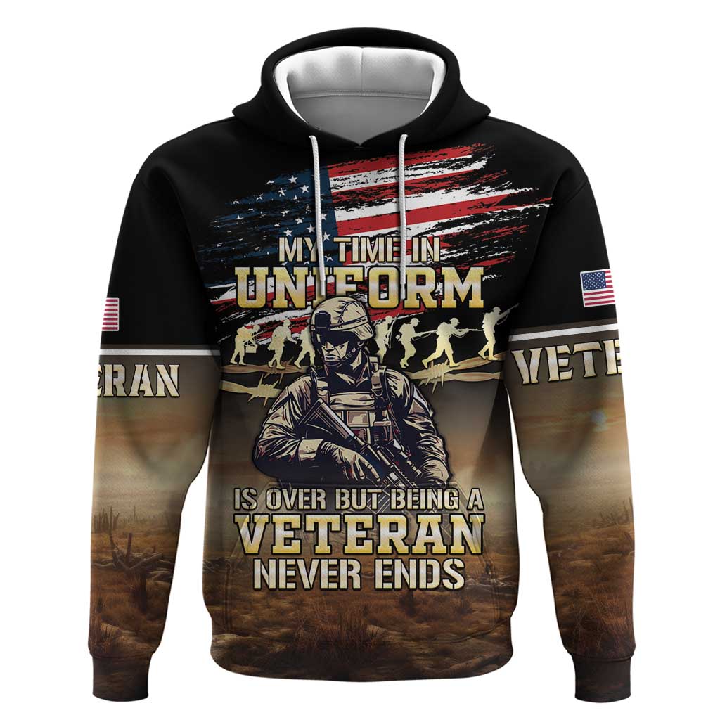 United States Veterans Day Zip Hoodie Thank You Veterans Proud US Flag LT05 - Wonder Print Shop
