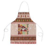 Howdy Christmas Apron Cowboy Santa Western Xmas - Wonder Print Shop
