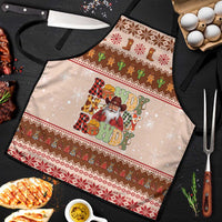 Howdy Christmas Apron Cowboy Santa Western Xmas - Wonder Print Shop
