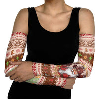 Howdy Christmas Arm Sleeves Cowboy Santa Western Xmas - Wonder Print Shop