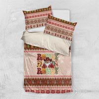 Howdy Christmas Bedding Set Cowboy Santa Western Xmas - Wonder Print Shop