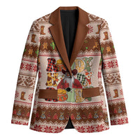 Howdy Christmas Blazer Cowboy Santa Western Xmas - Wonder Print Shop