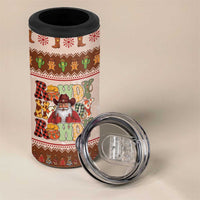 Howdy Christmas 4 in 1 Can Cooler Tumbler Cowboy Santa Western Xmas - Wonder Print Shop