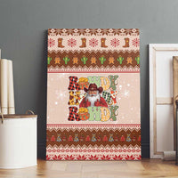 Howdy Christmas Canvas Wall Art Cowboy Santa Western Xmas - Wonder Print Shop