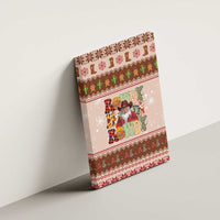 Howdy Christmas Canvas Wall Art Cowboy Santa Western Xmas - Wonder Print Shop