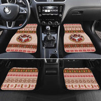 Howdy Christmas Car Mats Cowboy Santa Western Xmas - Wonder Print Shop