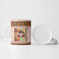 Howdy Christmas Ceramic Mug Cowboy Santa Western Xmas - Wonder Print Shop