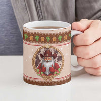 Howdy Christmas Ceramic Mug Cowboy Santa Western Xmas - Wonder Print Shop