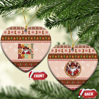 Howdy Christmas Ceramic Ornament Cowboy Santa Western Xmas - Wonder Print Shop