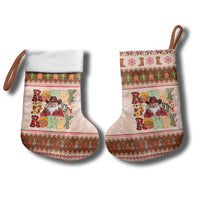 Howdy Christmas Stocking Cowboy Santa Western Xmas - Wonder Print Shop