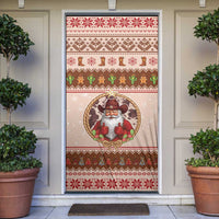 Howdy Christmas Door Cover Cowboy Santa Western Xmas - Wonder Print Shop