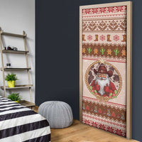Howdy Christmas Door Cover Cowboy Santa Western Xmas - Wonder Print Shop