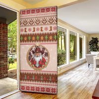 Howdy Christmas Door Cover Cowboy Santa Western Xmas - Wonder Print Shop