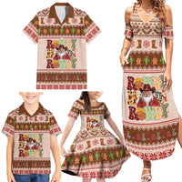 Howdy Christmas Family Matching Summer Maxi Dress and Hawaiian Shirt Cowboy Santa Western Xmas - Wonder Print Shop