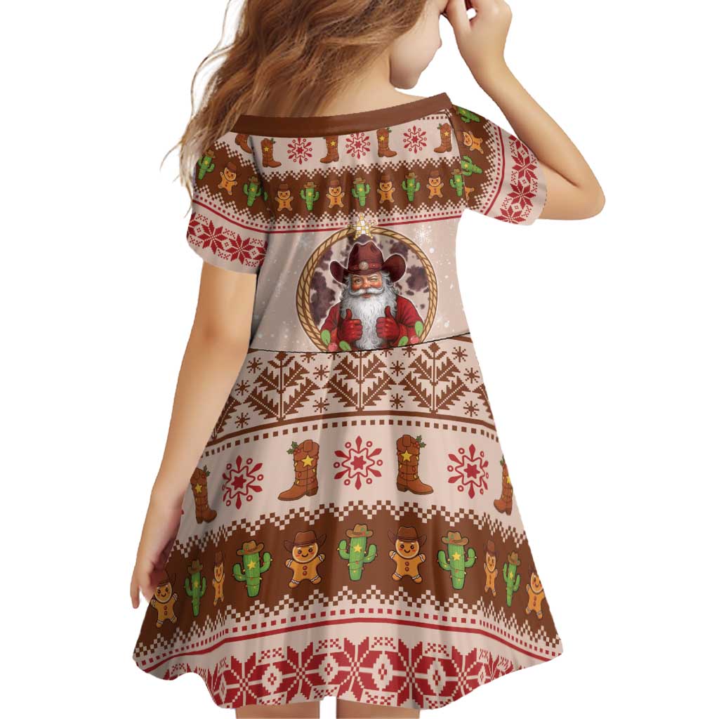 Howdy Christmas Family Matching Tank Maxi Dress and Hawaiian Shirt Cowboy Santa Western Xmas - Wonder Print Shop