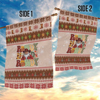 Howdy Christmas Garden Flag Cowboy Santa Western Xmas - Wonder Print Shop
