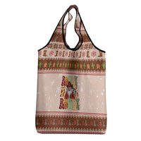 Howdy Christmas Grocery Bag Cowboy Santa Western Xmas - Wonder Print Shop