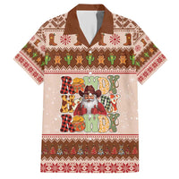 Howdy Christmas Hawaiian Shirt Cowboy Santa Western Xmas - Wonder Print Shop
