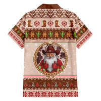 Howdy Christmas Hawaiian Shirt Cowboy Santa Western Xmas - Wonder Print Shop