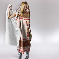 Howdy Christmas Hooded Blanket Cowboy Santa Western Xmas - Wonder Print Shop