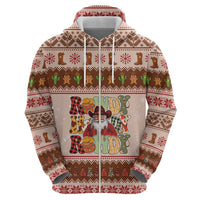 Howdy Christmas Hoodie Cowboy Santa Western Xmas - Wonder Print Shop