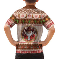 Howdy Christmas Kid Hawaiian Shirt Cowboy Santa Western Xmas - Wonder Print Shop