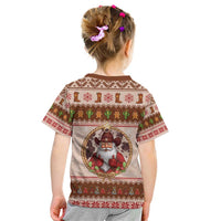 Howdy Christmas Kid T Shirt Cowboy Santa Western Xmas - Wonder Print Shop
