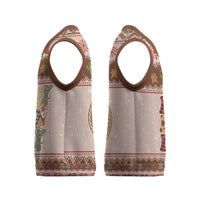 Howdy Christmas Knitted V-Neck Vest Cowboy Santa Western Xmas - Wonder Print Shop