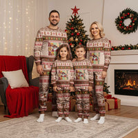 Howdy Christmas Pajama Set Cowboy Santa Western Xmas - Wonder Print Shop