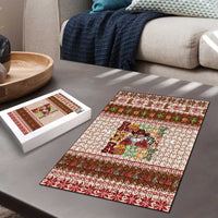 Howdy Christmas Puzzle Cowboy Santa Western Xmas - Wonder Print Shop