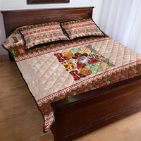 Howdy Christmas Quilt Bed Set Cowboy Santa Western Xmas - Wonder Print Shop