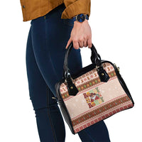 Howdy Christmas Shoulder Handbag Cowboy Santa Western Xmas - Wonder Print Shop