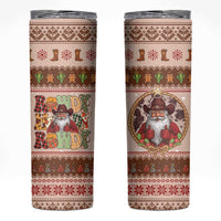 Howdy Christmas Skinny Tumbler Cowboy Santa Western Xmas - Wonder Print Shop