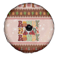 Howdy Christmas Spare Tire Cover Cowboy Santa Western Xmas - Wonder Print Shop