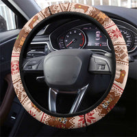 Howdy Christmas Steering Wheel Cover Cowboy Santa Western Xmas - Wonder Print Shop