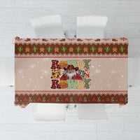 Howdy Christmas Tablecloth Cowboy Santa Western Xmas - Wonder Print Shop
