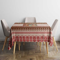 Howdy Christmas Tablecloth Cowboy Santa Western Xmas - Wonder Print Shop