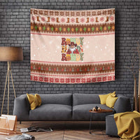 Howdy Christmas Tapestry Cowboy Santa Western Xmas - Wonder Print Shop