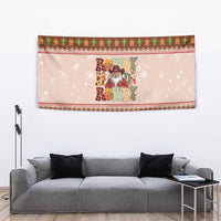 Howdy Christmas Tapestry Cowboy Santa Western Xmas - Wonder Print Shop