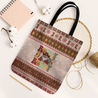 Howdy Christmas Tote Bag Cowboy Santa Western Xmas - Wonder Print Shop