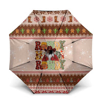 Howdy Christmas Umbrella Cowboy Santa Western Xmas - Wonder Print Shop