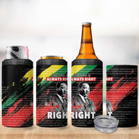MLK Honoring The Legacy 4 in 1 Can Cooler Tumbler Black Version LT05 - Wonder Print Shop